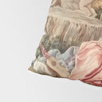 Antique 19th Century French Aubusson Gallant Courtship Romantic Tapestry Pillow Sham Gallery Image 4