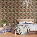 Antique 19th Century French Aubusson Gallant Courtship Romantic Tapestry Wallpaper Gallery Image 3