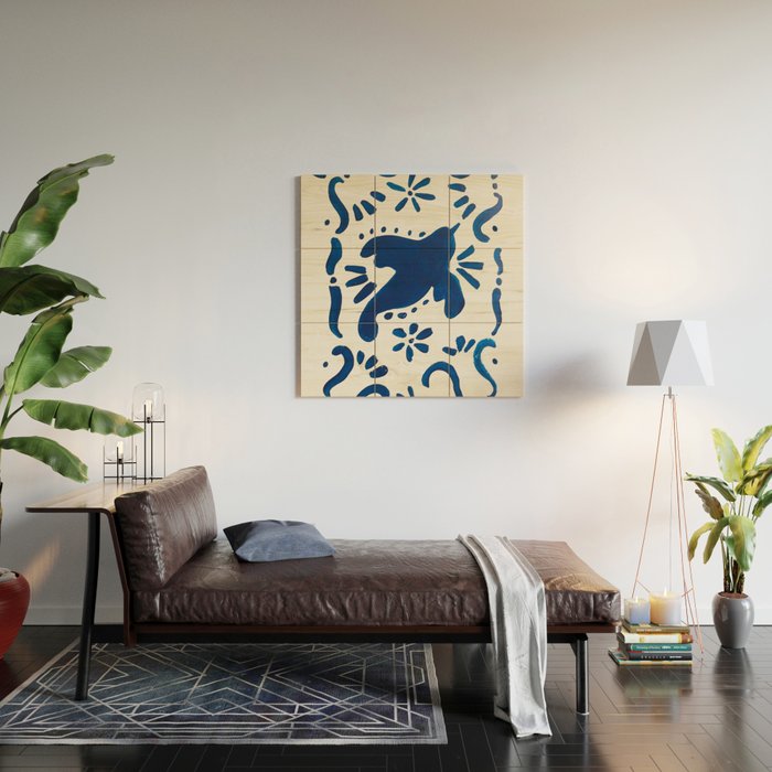 Bluebird of Happiness Wood Wall Art Gallery Image 2