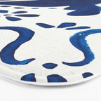 Bluebird of Happiness Bath Mat Gallery Image 3