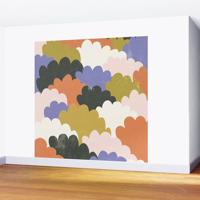 Cloudy Sky Wall Mural Gallery Image 2