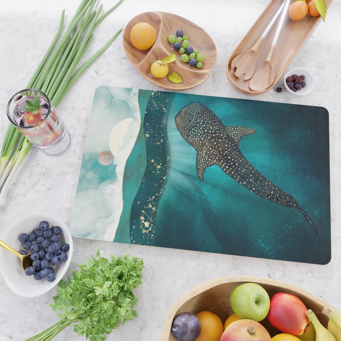 Metallic Whale Shark Cutting Board Gallery Image 2