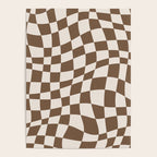Wavy brown checker  Poster Gallery Image 4