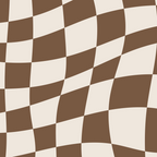 Wavy brown checker  Coffee Mug Gallery Image 2