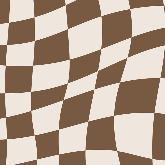 Wavy brown checker  Coffee Mug Gallery Image 2
