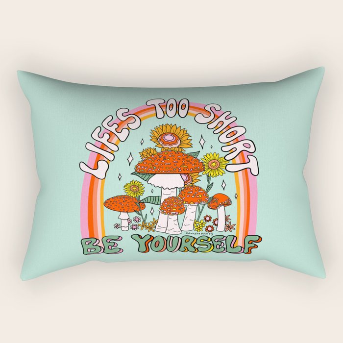 Lifes Too Short Rectangular Pillow Gallery Image 2