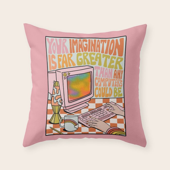 Your Imagination Throw Pillow Gallery Image 6