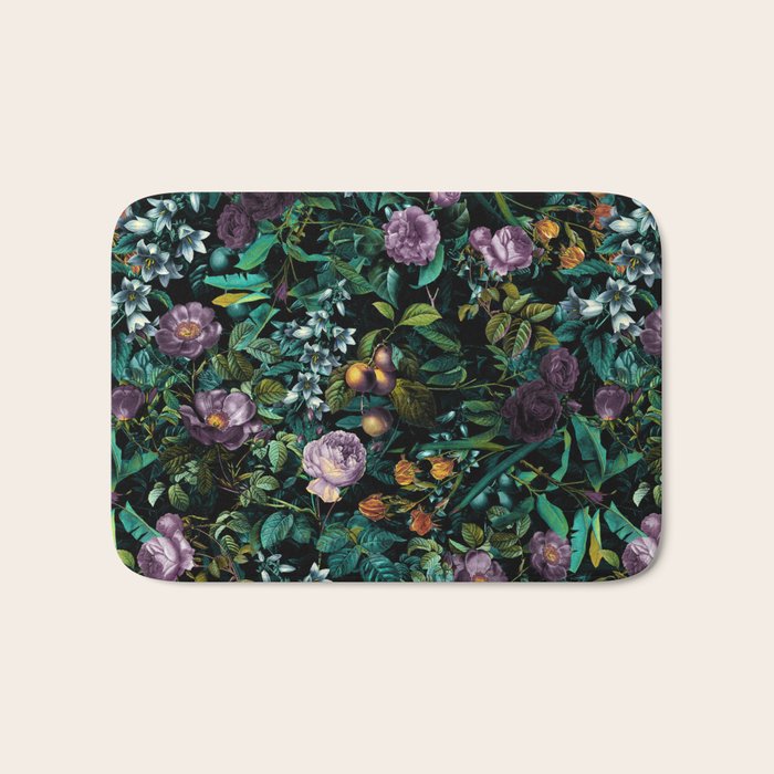 Exotic Jungle - Night Bath Mat Gallery Image 1