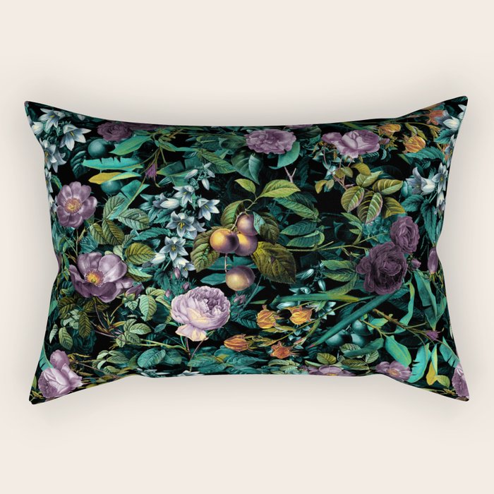 Exotic Jungle - Night Rectangular Pillow Gallery Image 2