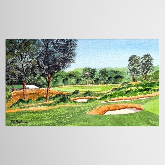 Merion Golf Course 16th Hole Tablecloth Gallery Image 2