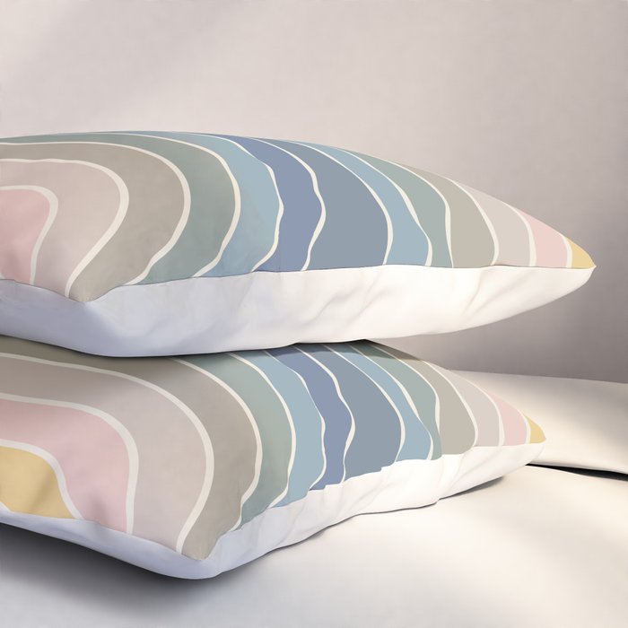 Gradient Curvature IV Pillow Sham Gallery Image 3
