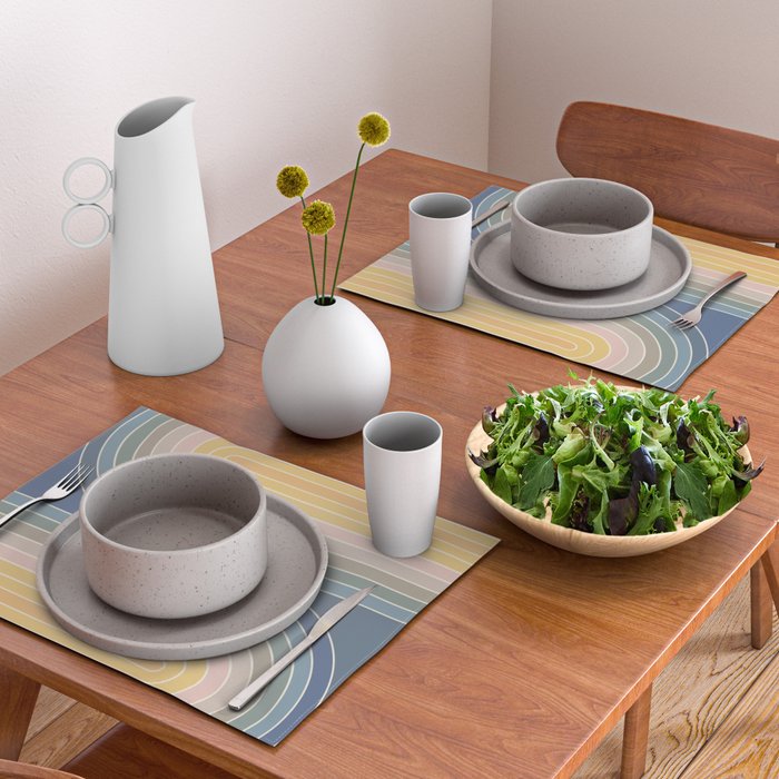 Gradient Curvature IV Placemat Gallery Image 2