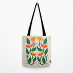 Symmetrical Flowers 2 Tote Bag Gallery Image 2