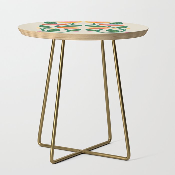 Symmetrical Flowers 2 Side Table Gallery Image 1