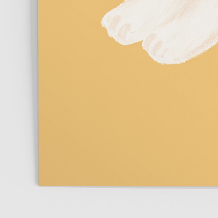 Fluffy Kitten - Yellow Poster Gallery Image 3
