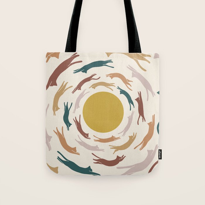 Cat Landscape 166 Tote Bag Gallery Image 1