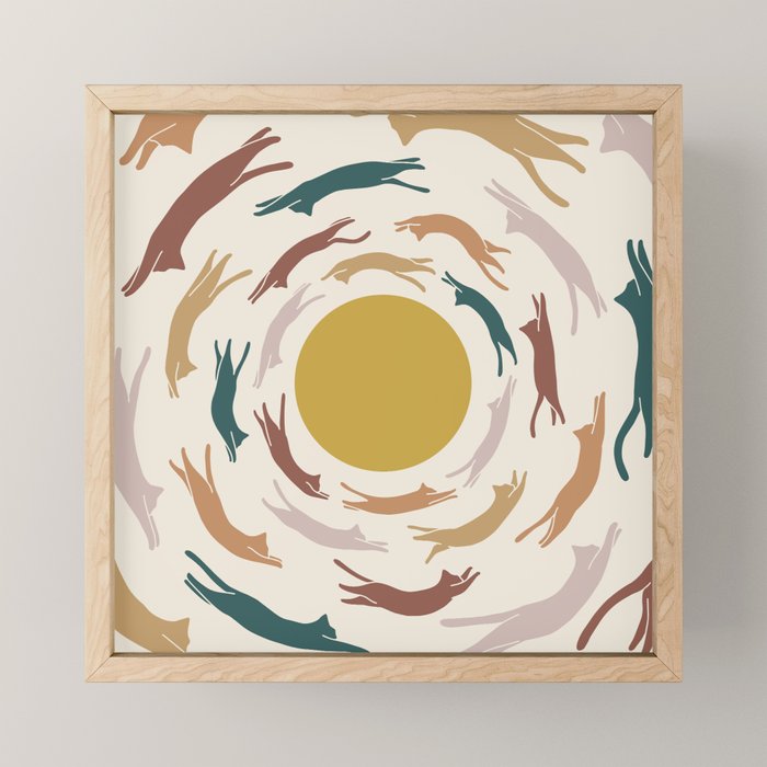 Cat Landscape 166 Mini Art Print Gallery Image 1