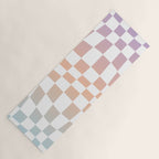 2014 gradient checked warp Yoga Mat Gallery Image 1