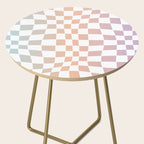 2014 gradient checked warp Side Table Gallery Image 2