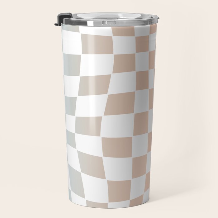 2014 gradient checked warp Travel Mug Gallery Image 3