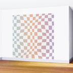 2014 gradient checked warp Wall Mural Gallery Image 2