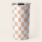 2014 gradient checked warp Travel Mug Gallery Image 1