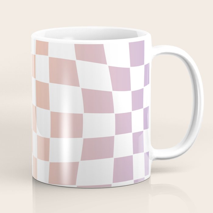 2014 gradient checked warp Coffee Mug Gallery Image 1