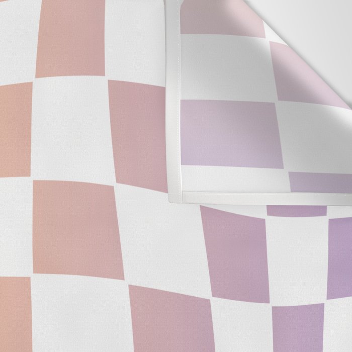2014 gradient checked warp Wall Tapestry Gallery Image 3