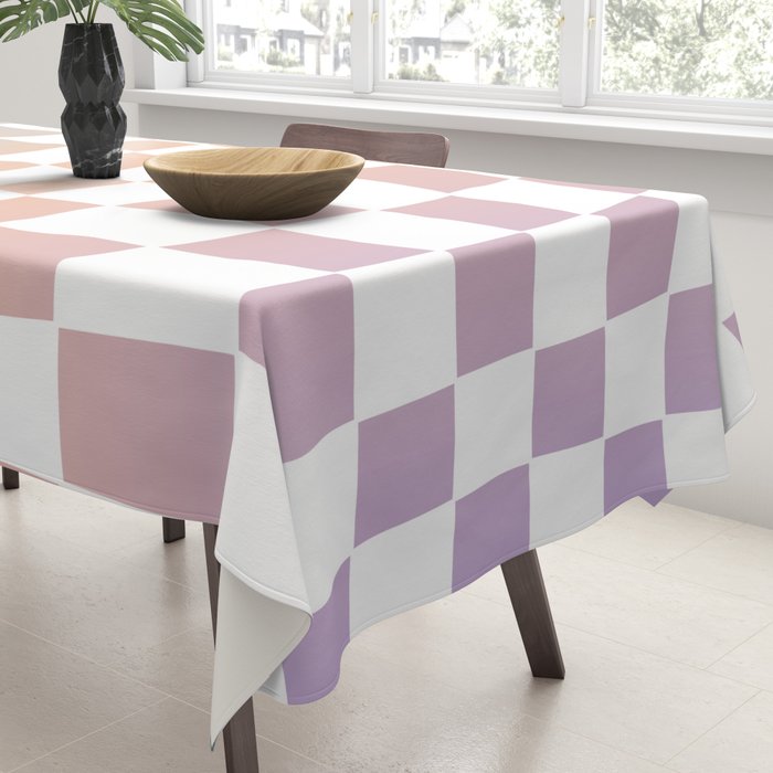 2014 gradient checked warp Tablecloth Gallery Image 3