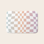 2014 gradient checked warp Bath Mat Gallery Image 1