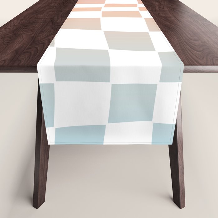 2014 gradient checked warp Table Runner Gallery Image 1