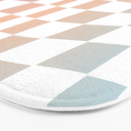 2014 gradient checked warp Bath Mat Gallery Image 3