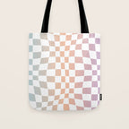 2014 gradient checked warp Tote Bag Gallery Image 1
