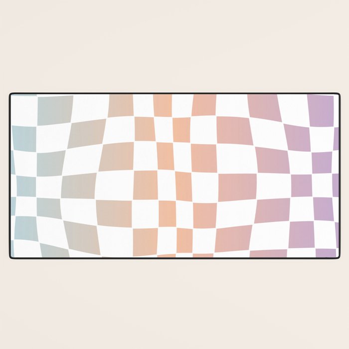 2014 gradient checked warp Desk Mat Gallery Image 3