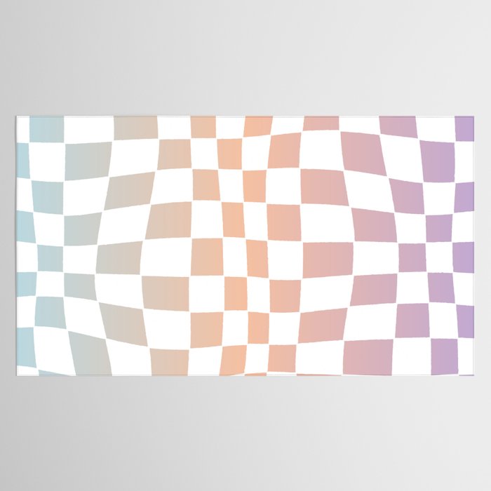2014 gradient checked warp Tablecloth Gallery Image 2