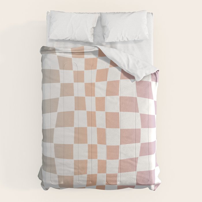 2014 gradient checked warp Comforter Gallery Image 6