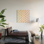 2014 gradient checked warp Wood Wall Art Gallery Image 2