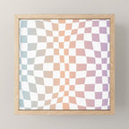 2014 gradient checked warp Mini Art Print Gallery Image 1