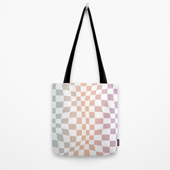 2014 gradient checked warp Tote Bag Gallery Image 2