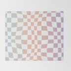 2014 gradient checked warp Throw Blanket Gallery Image 2