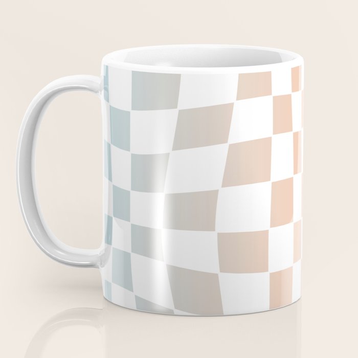 2014 gradient checked warp Coffee Mug Gallery Image 3