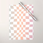 2014 gradient checked warp Wrapping Paper Gallery Image 1
