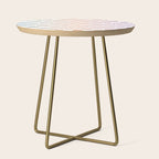 2014 gradient checked warp Side Table Gallery Image 1