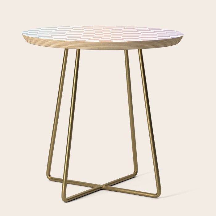 2014 gradient checked warp Side Table Gallery Image 1