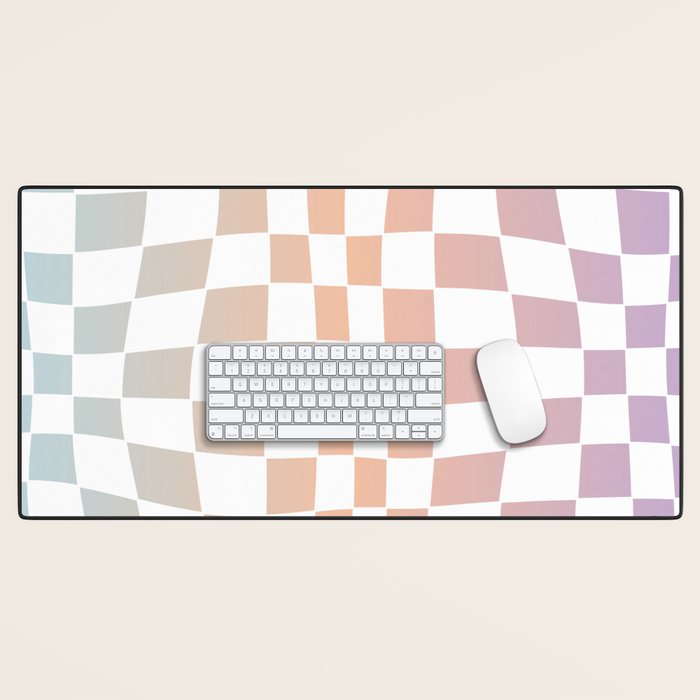 2014 gradient checked warp Desk Mat Gallery Image 1
