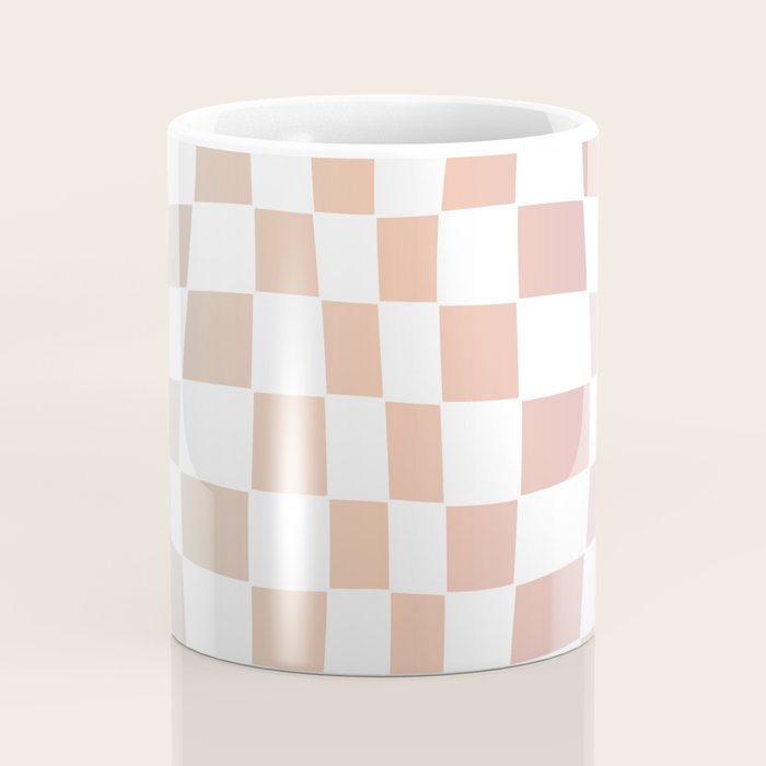 2014 gradient checked warp Coffee Mug Gallery Image 4