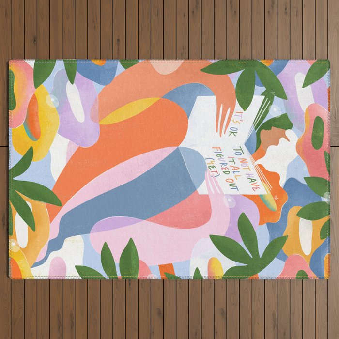 Itâs ok to not have it all figured out yet  Outdoor Rug Gallery Image 3