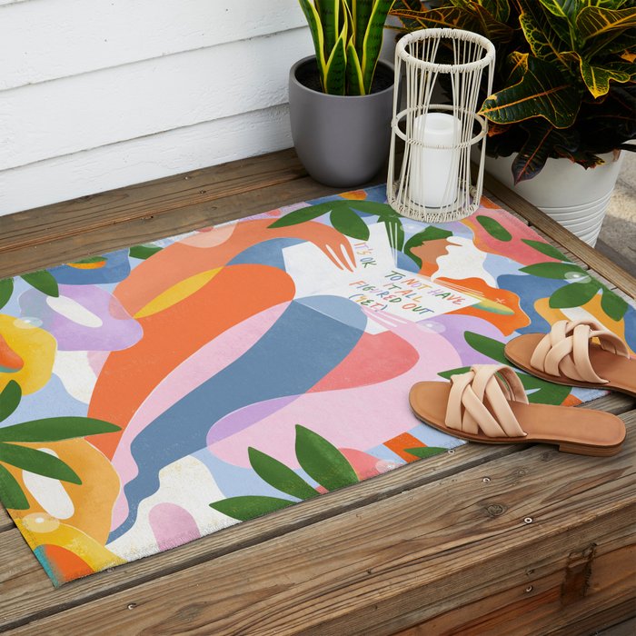 Itâs ok to not have it all figured out yet  Outdoor Rug Gallery Image 2