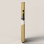 Abstract Lines Composition - Gold Yellow iPhone Case Gallery Image 2