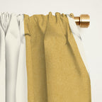 Abstract Lines Composition - Gold Yellow Window Curtain Gallery Image 2